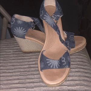 Barley worn ugg wedges!